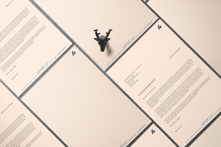 AR Corporate Design Briefbogen