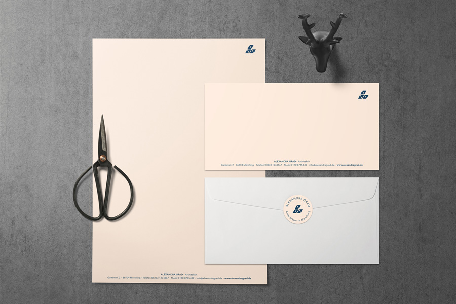 AR Corporate Design Briefpapiere
