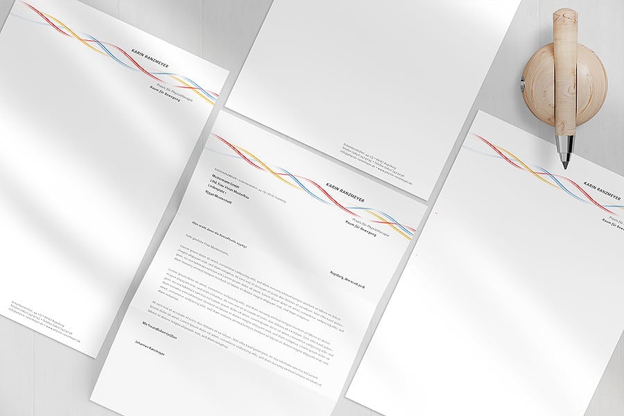 KR corporate design Briefbogen