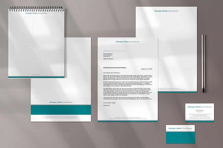 SB Corporate Design Geschäftspapiere Briefbogen