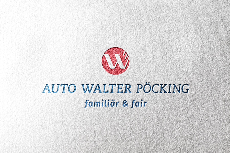 Logo Autoh Walter Logo Auto Walter zweizeilig