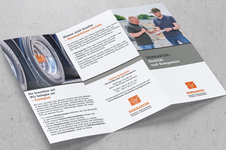 Flyergestaltung Demharter