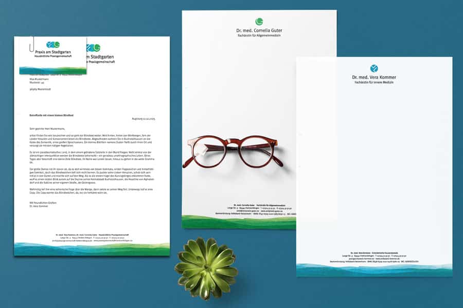 PAS_papers_3 Briefpapiere der Praxisgemeinschaft