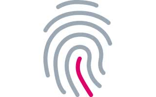 Icon eines Fingerabdruck