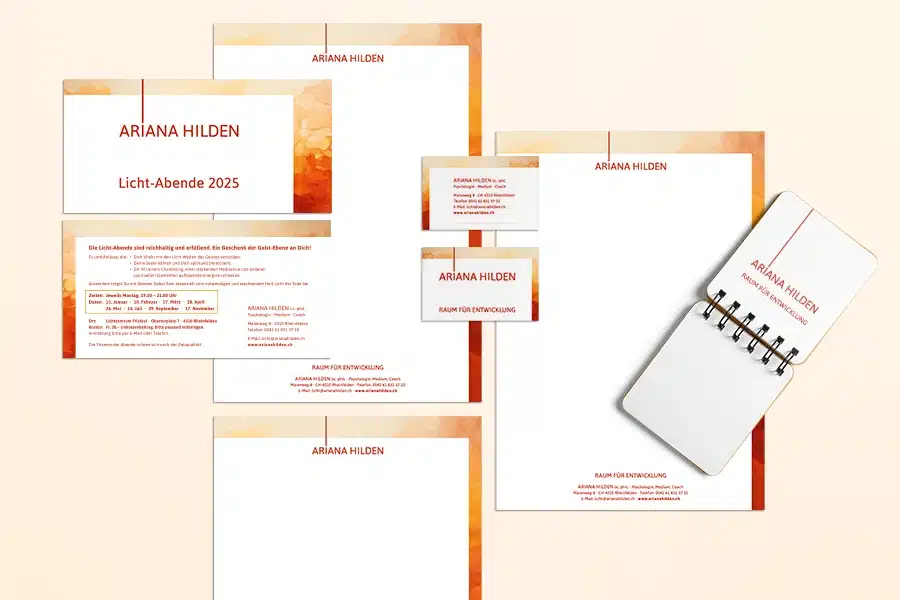 04-branding-scene_AH_3_kl Geschäftspapiere Überblick von Ariana Hilden