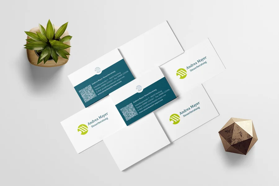AM corporate design Visitenkarten