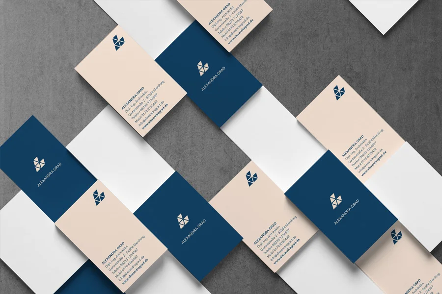 AR_papers_5 AR Corporate Design Visitenkarten
