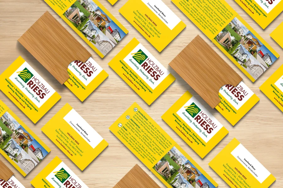 HR corporate design Visitenkarten