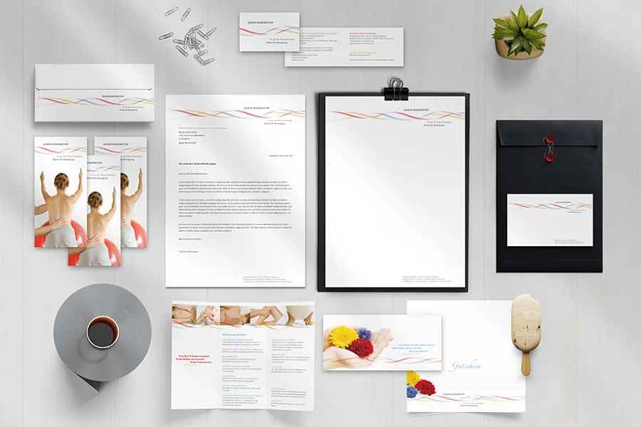 KR_papers_2 KR corporate design Briefbogen Anschreiben und Visitenkarten