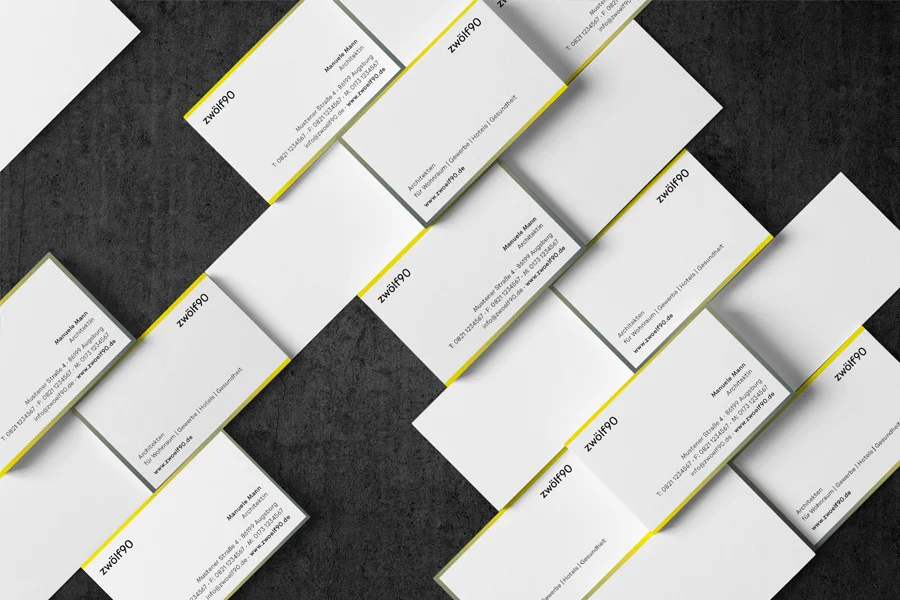 zw Corporate Design Visitenkarten